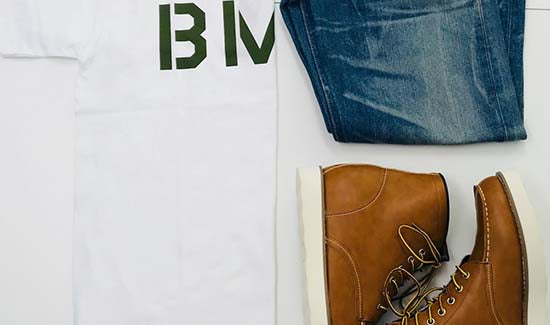 王道の組み合わせ!『デニム×ワークブーツ』