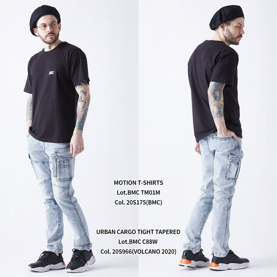 優しい肌触り・吸湿性に優れた コットン100% 動きやすいTシャツ /  BMC MOTION T-SHIRTS / TM01M