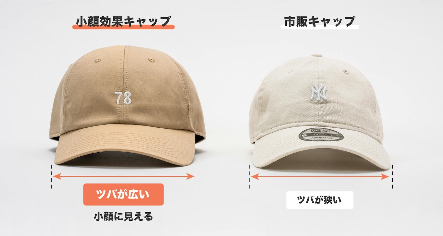 【レディース】「小顔に見えるキャップが欲しい」と思っている女性へ送る【小顔効果】抜群のキャップ