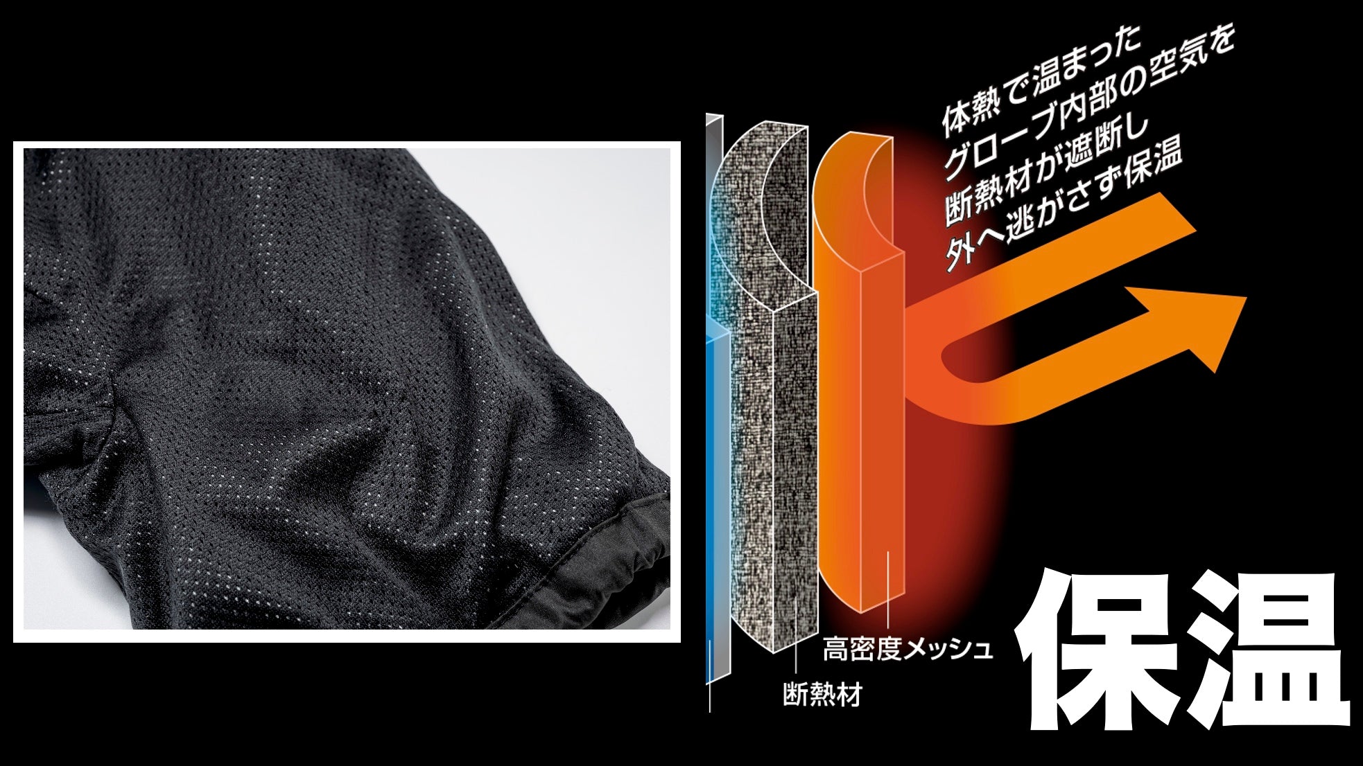 （第2期先行予約：5月31日まで）豪雨でも濡れない！冷えない！【耐水圧20,000mm】「防水断熱」耐久素材採用の完全オートバイ専用設計【レインアーマーグローブ】が完成！
