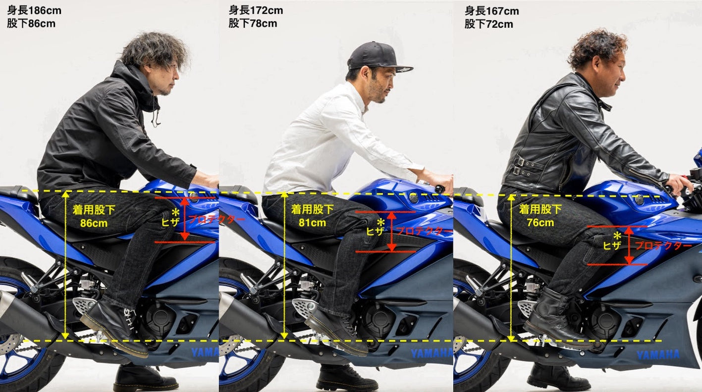 ライダーの『股下問題』を解決する！日本製【ライダー専用ブラックジーンズ】が完成！