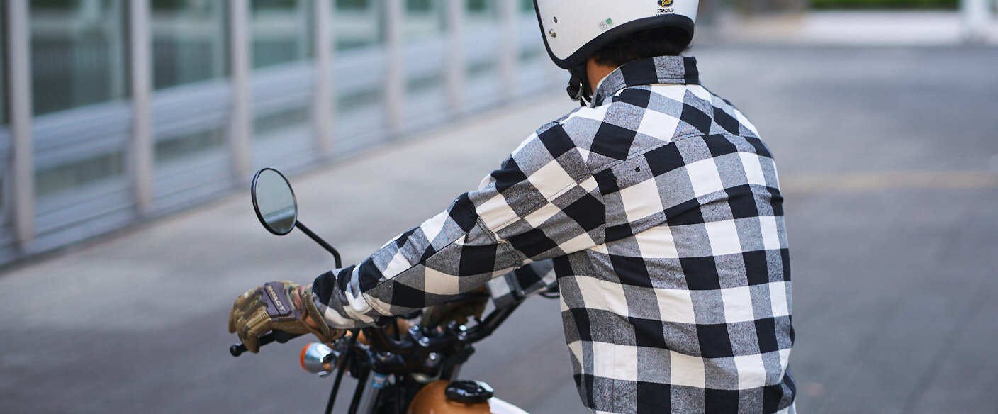 ライダーの声から生まれた！街を歩ける【ライダー専用チェックシャツ】が遂に完成！！