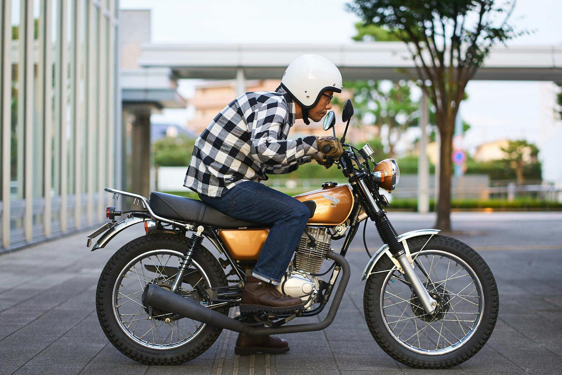 ライダーの声から生まれた！街を歩ける【ライダー専用チェックシャツ】が遂に完成！！