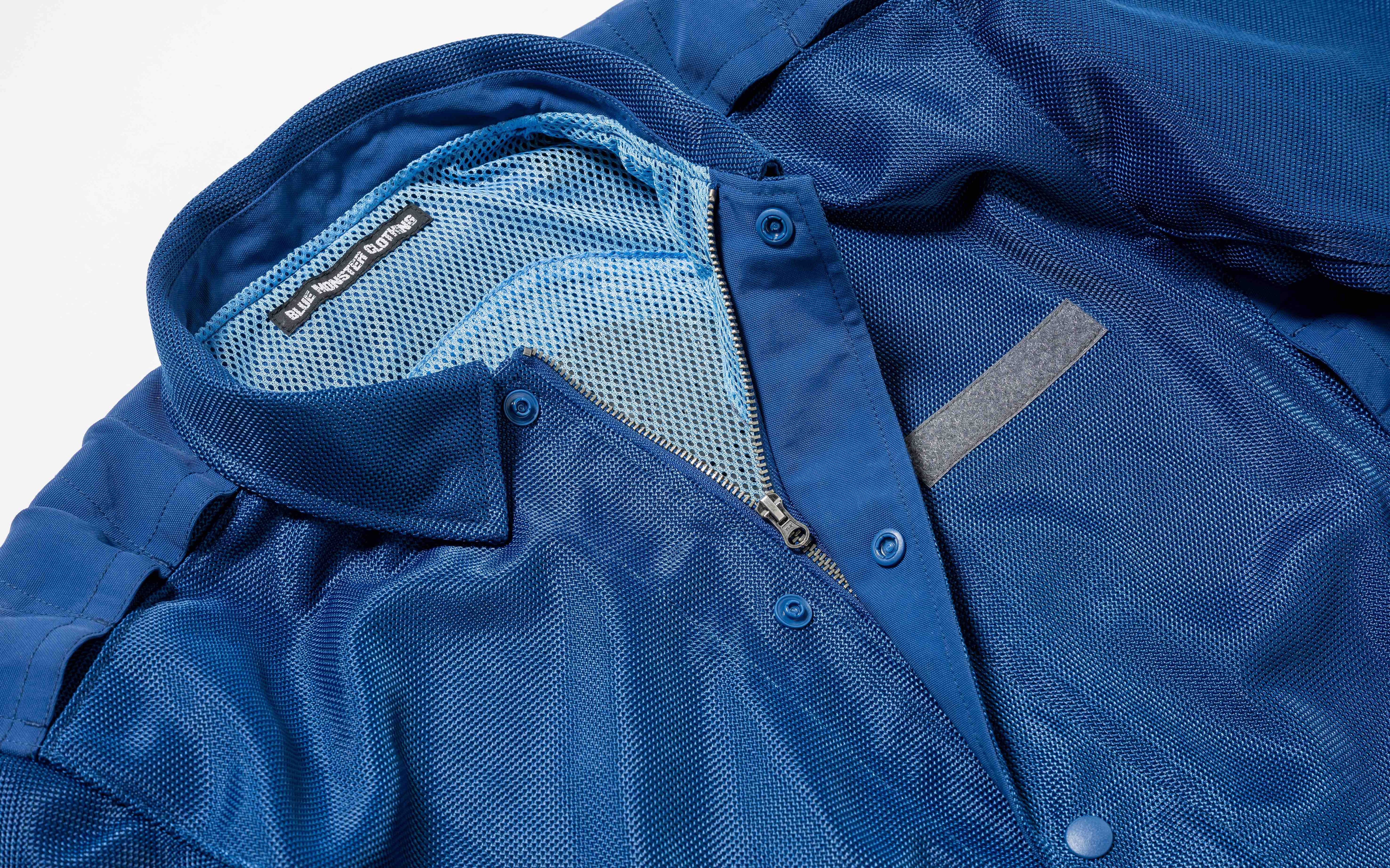 （第3期先行予約：4月30日まで）『エアインテーク化』で全方位360°走行風取り込み【空冷式コーチジャケット】がライダーの上半身を効率的に冷却する！