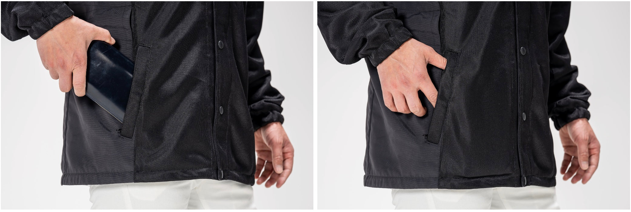 （第3期先行予約：4月30日まで）『エアインテーク化』で全方位360°走行風取り込み【空冷式コーチジャケット】がライダーの上半身を効率的に冷却する！