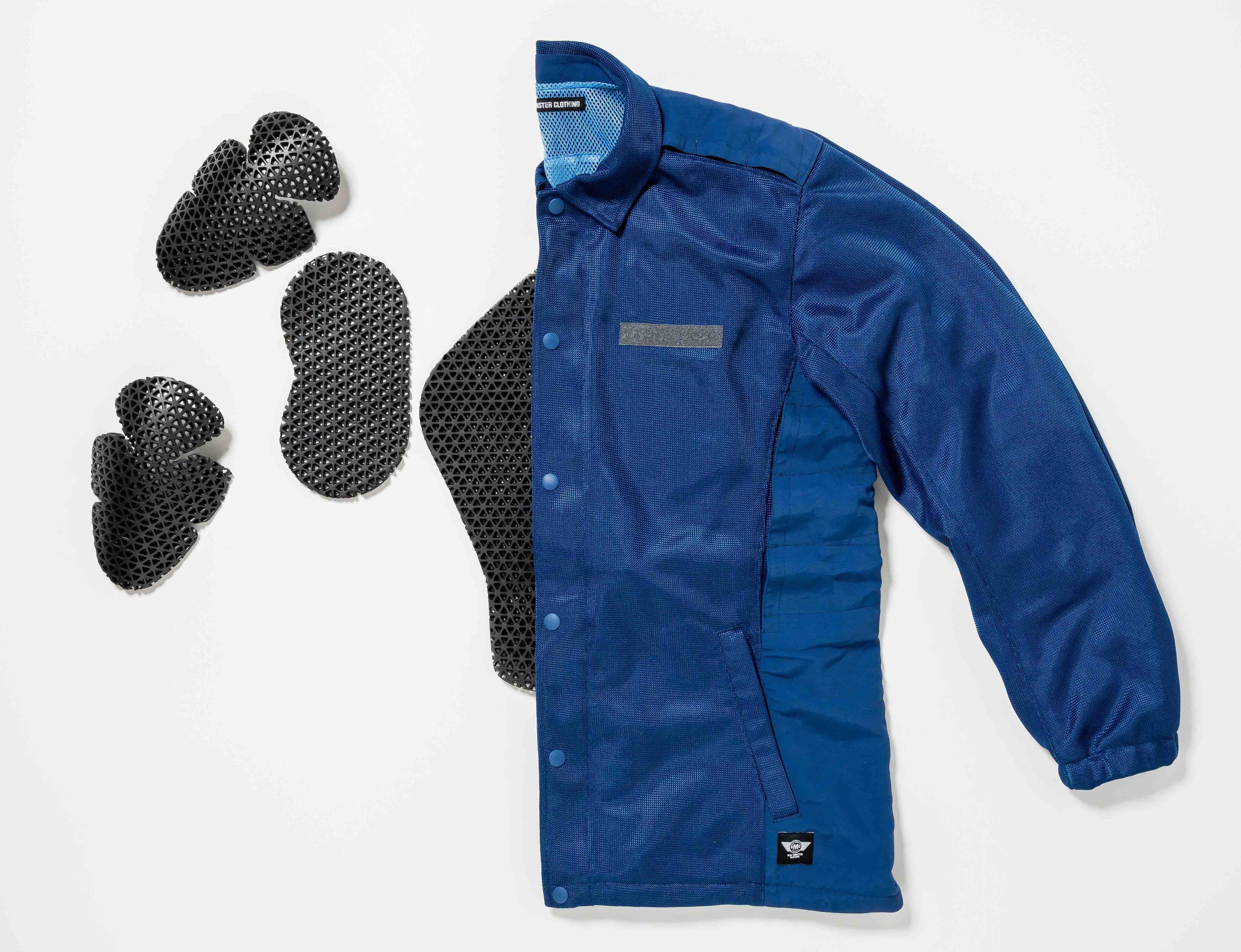 （第3期先行予約：4月30日まで）『エアインテーク化』で全方位360°走行風取り込み【空冷式コーチジャケット】がライダーの上半身を効率的に冷却する！