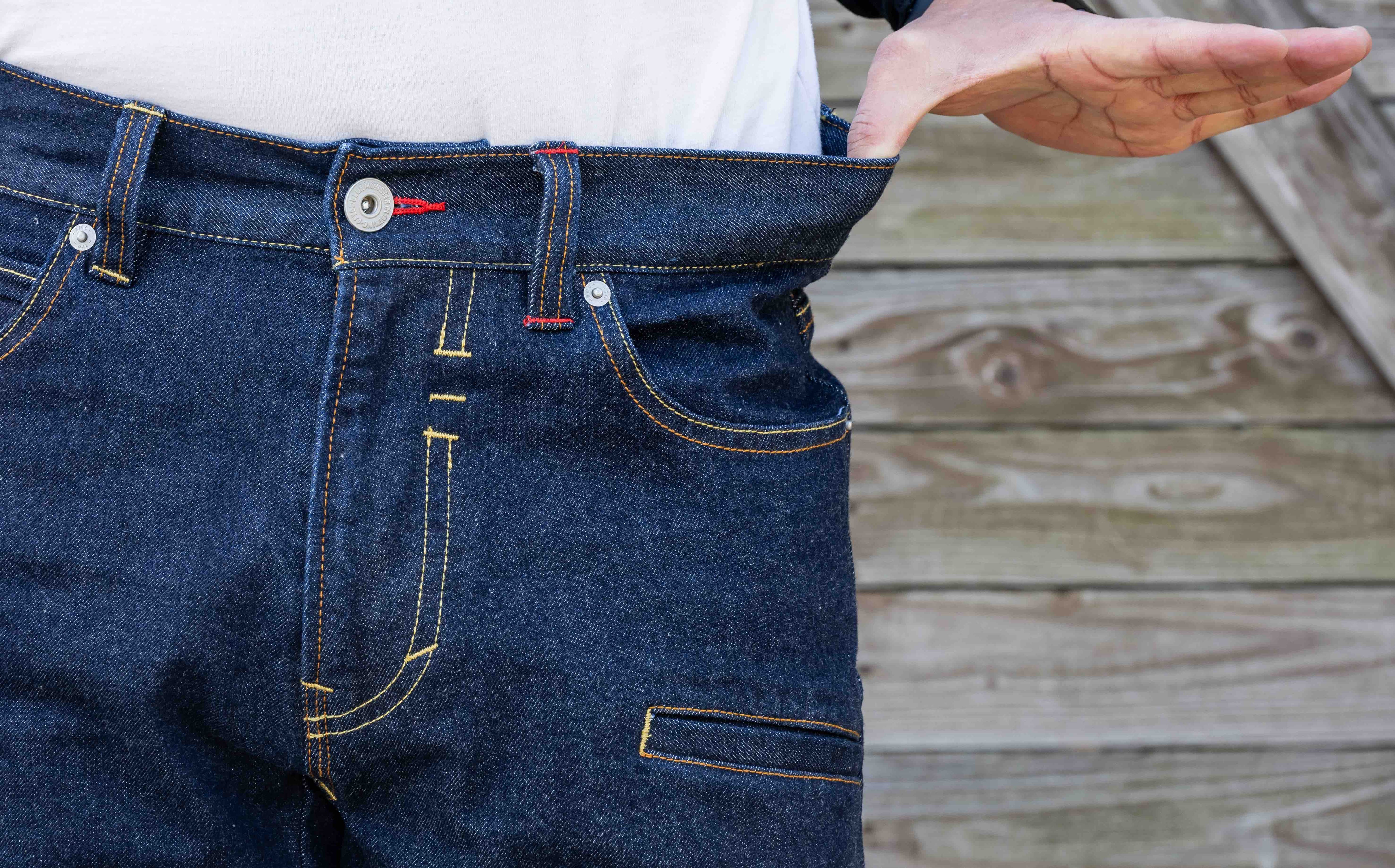 （第1期先行予約12月7日まで）バイクライフを刻み込め！「育成型バイク用ジーンズ」【赤耳】デニム採用【俺のジーンズ】が完成！