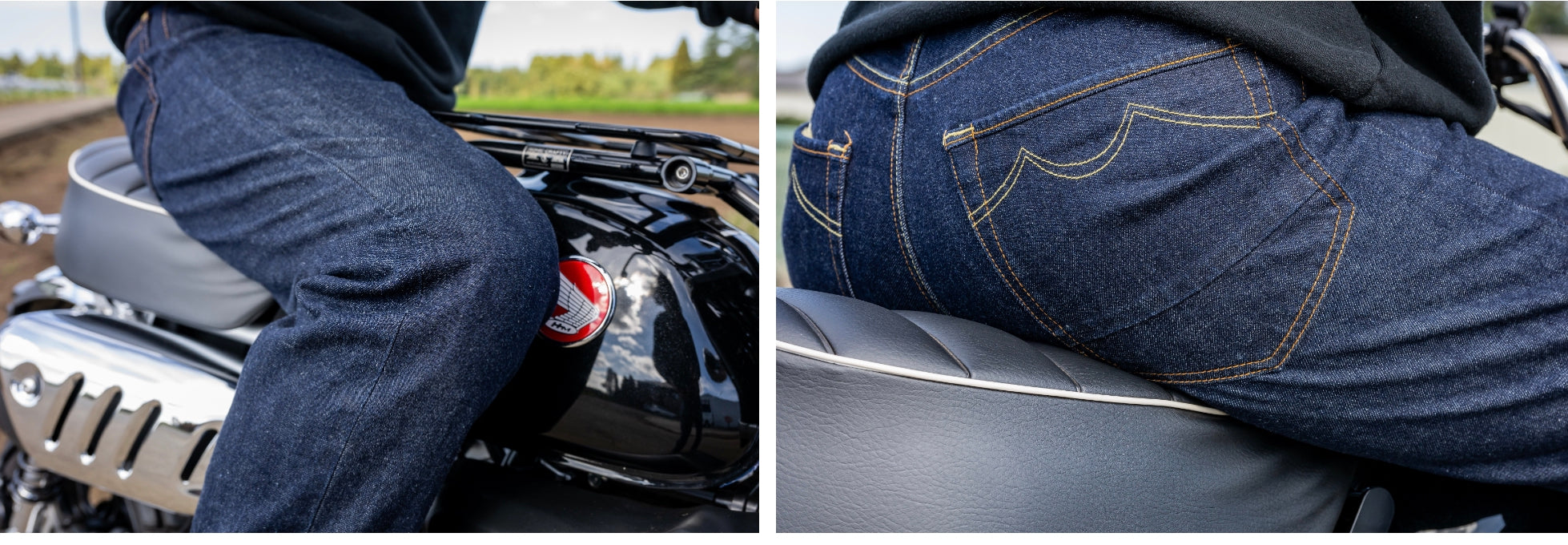 （第1期先行予約12月7日まで）バイクライフを刻み込め！「育成型バイク用ジーンズ」【赤耳】デニム採用【俺のジーンズ】が完成！