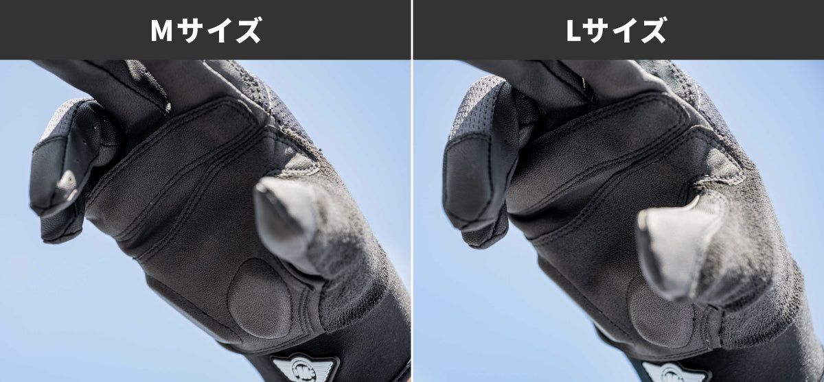 「暑さ」と「蒸れ」を解放！走行風を取り込む【空冷式グローブ】が完成！