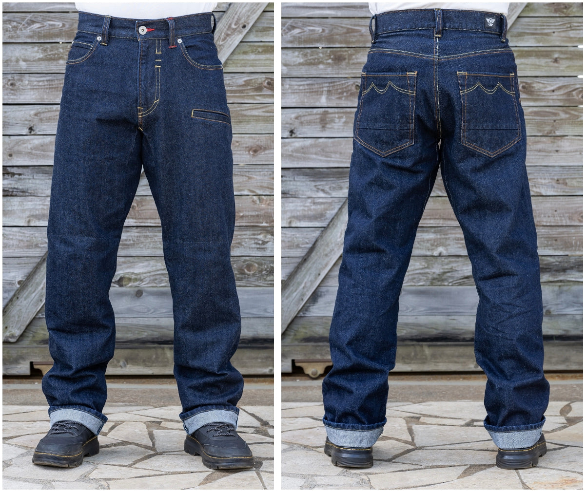 （第1期先行予約12月7日まで）バイクライフを刻み込め！「育成型バイク用ジーンズ」【赤耳】デニム採用【俺のジーンズ】が完成！