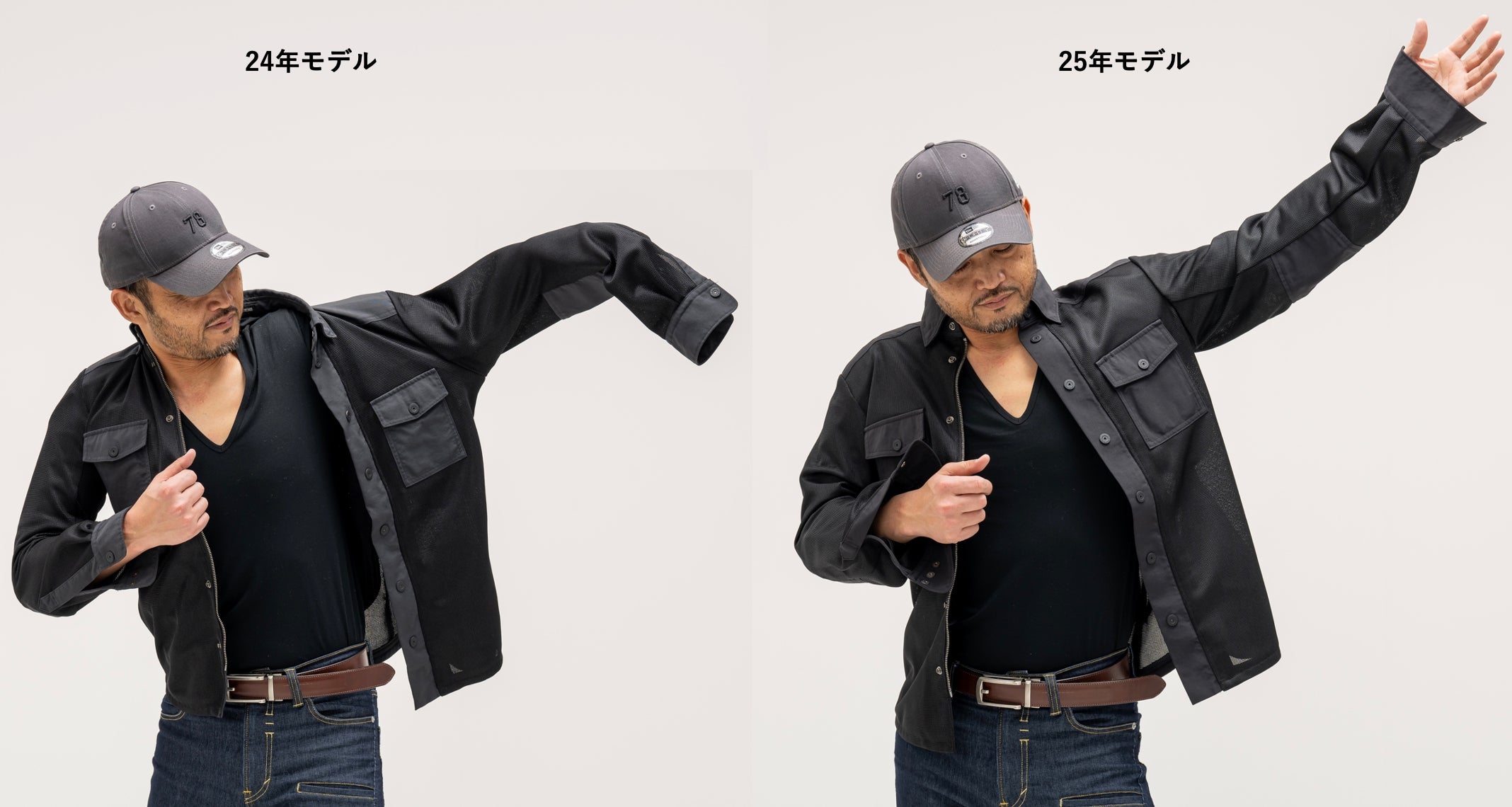 走行風を取り込む【空冷式シャツ】がライダーの声で実用的モデルチェンジ