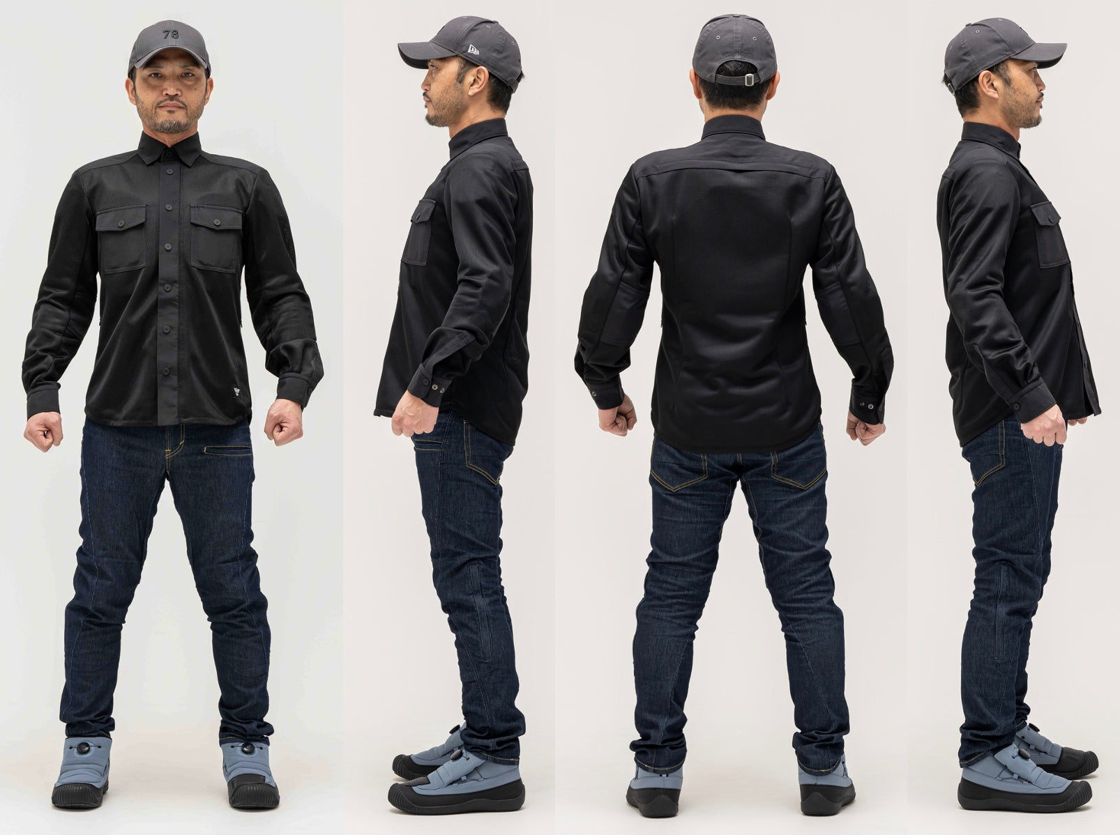 BLUE MONSTER CLOTHING 空冷式シャツ サイズS 空冷式シャツ 2025年モデル | BLUE MONSTER CLOTHING – BLUE