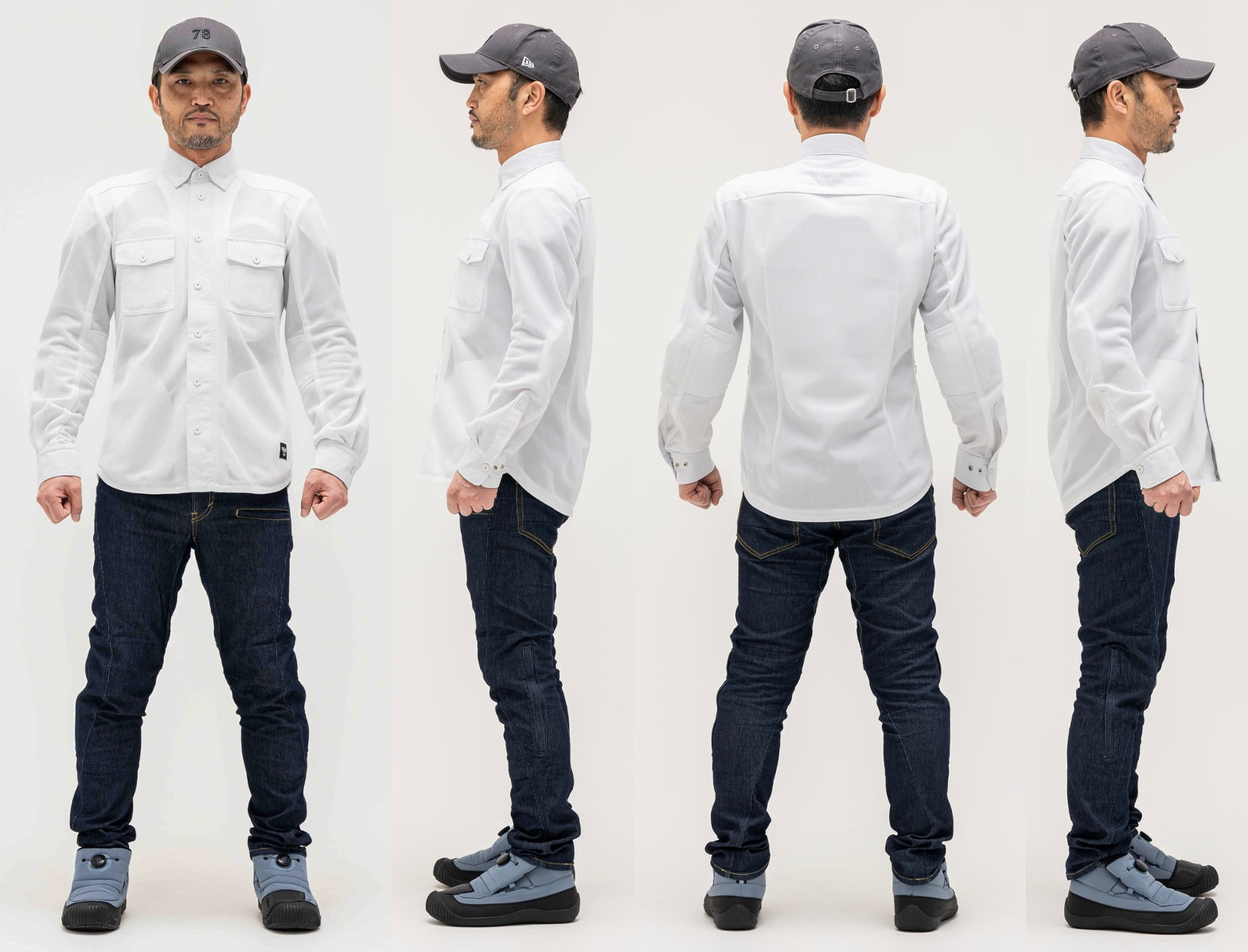 走行風を取り込む【空冷式シャツ】がライダーの声で実用的モデルチェンジ
