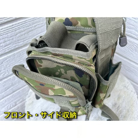 【ライダーレッグバッグ】自衛隊員も使用『容量4L』『多収納』『堅牢』『カスタム自由』/ STORMCROS LEGBAG（非官給品）