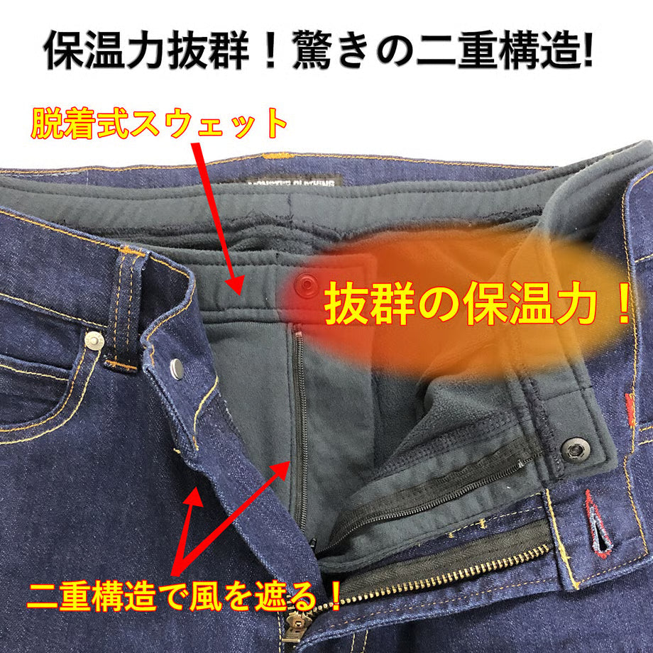 【雑誌掲載】ライ【暖】ジーンズ：保温力抜群！冬の寒さからライダーを守る新感覚【4機筒ジーンズ】はじめました！ / RM78F-22A000
