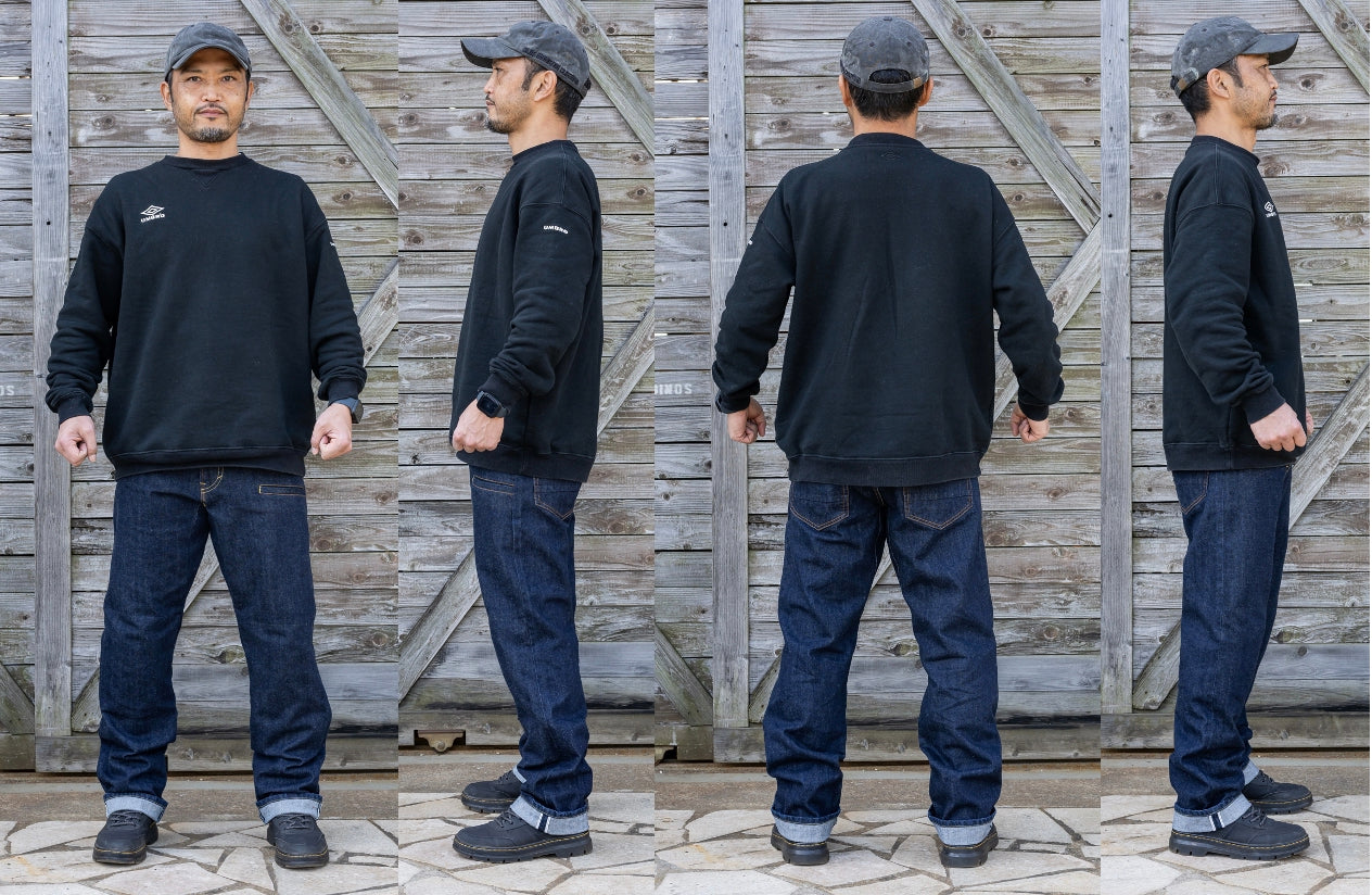 バイクライフを刻み込め！「育成型バイク用ジーンズ」【赤耳】デニム