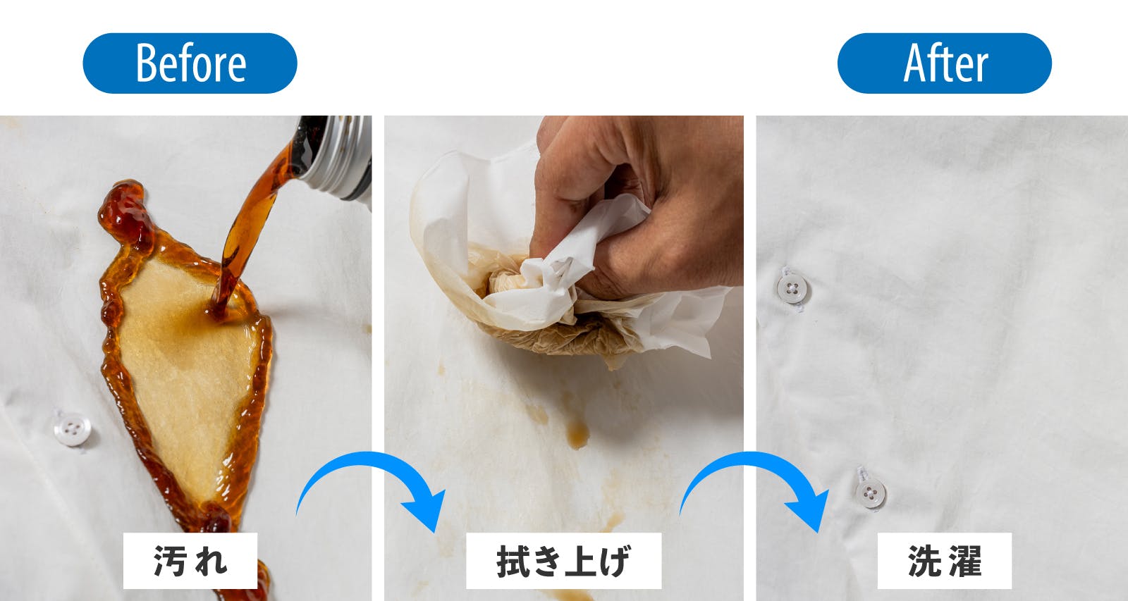 隠れ白シャツ難民を救う！日常の「5大汚れを防ぐ」驚愕の耐久防汚！【ガチ白シャツ】