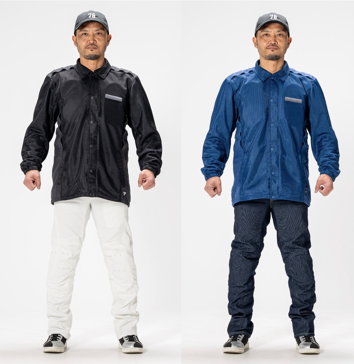 （第3期先行予約：4月30日まで）『エアインテーク化』で全方位360°走行風取り込み【空冷式コーチジャケット】がライダーの上半身を効率的に冷却する！