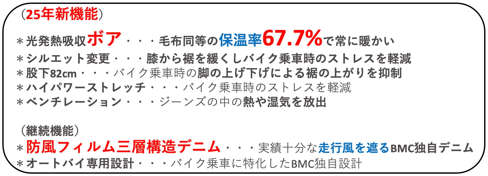（第二期先行予約/8月30日まで）驚愕！保温率67.7%【穿く毛布】に進化！走行風を遮断する【防風ジーンズ】が大幅アップデート！