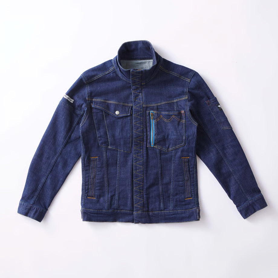 最新作業服 ストレッチデニム ジャケット レギュラーフィット/ BMC EAST URBAN the 3rd JACKET RINSE & MID USED / U1003W