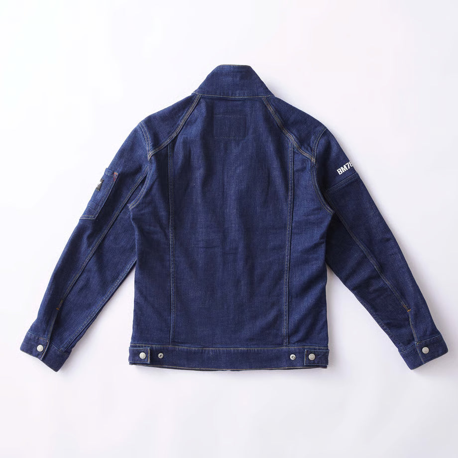 最新作業服 ストレッチデニム ジャケット レギュラーフィット/ BMC EAST URBAN the 3rd JACKET RINSE & MID USED / U1003W