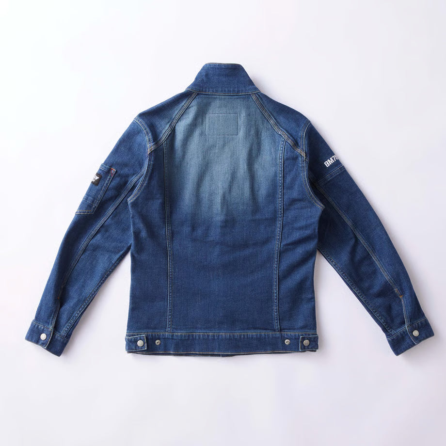 最新作業服 ストレッチデニム ジャケット レギュラーフィット/ BMC EAST URBAN the 3rd JACKET RINSE & MID USED / U1003W