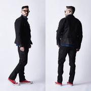 （立体構造）作業服 ストレッチデニム ライダージャケット レギュラーフィット/ BMC GT78-XX JACKET BLACK / U03GT