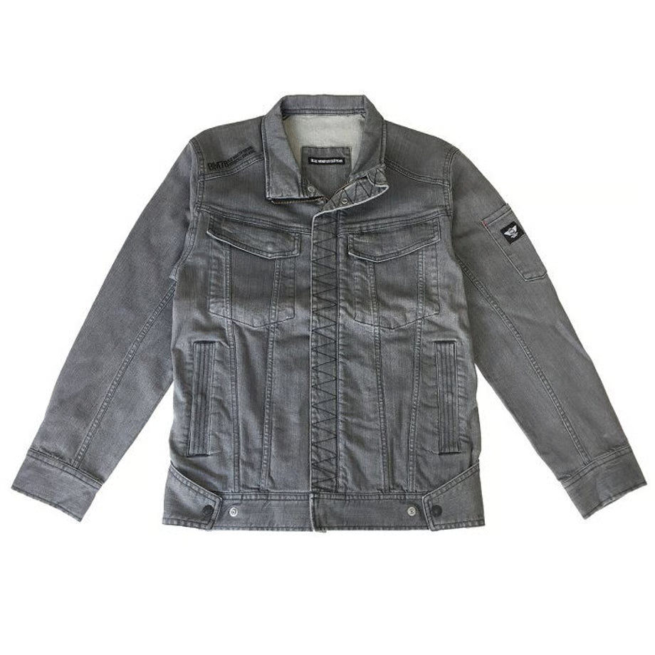 （立体構造）作業服 ストレッチデニム ライダージャケット レギュラーフィット/ BMC GT78-XX JACKET BLACK / U03GT