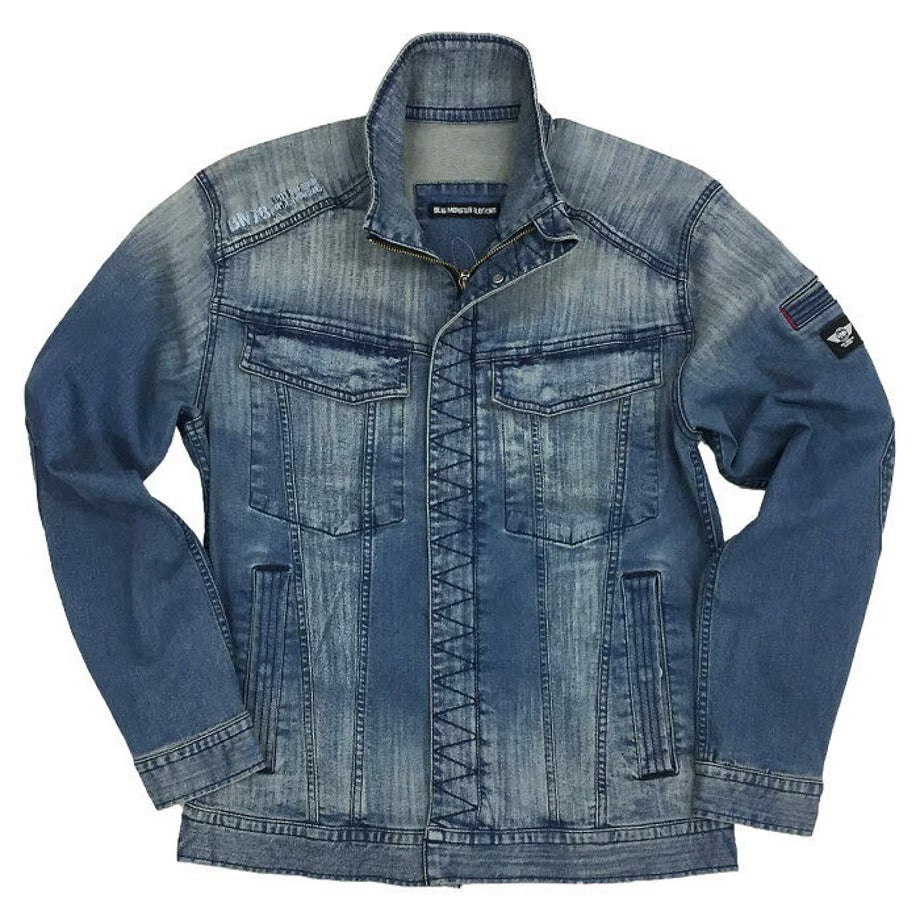 作業服 ストレッチデニム ジャケット レギュラーフィット/ BMC URBAN the 3rd JACKET DARK & LIGHT / U03W