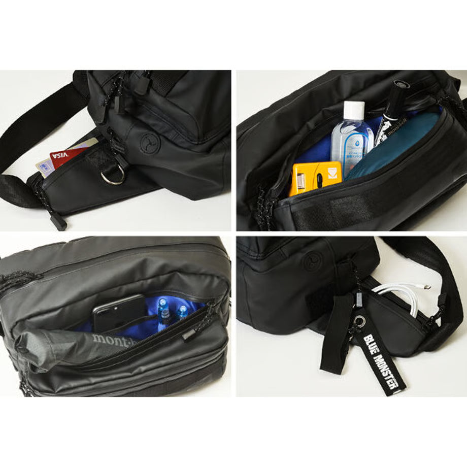 （再入荷）バイク用ボディーバッグ【撥水・大容量】BMC 満員電車対応3DボディーバッグPro / WB298TBPRO