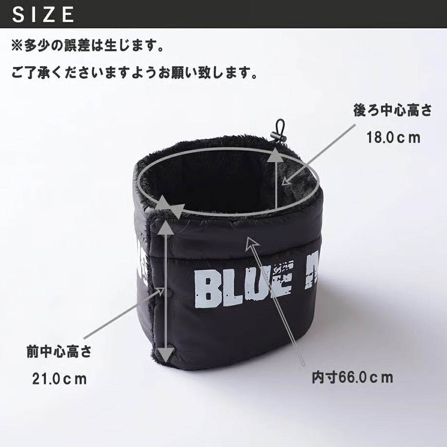 「完全防風」「発熱保温」BMCライダーネックウォーマー / URBAN  GEAR NECKWARMER BLACK with WINDGUARD / WNW78G