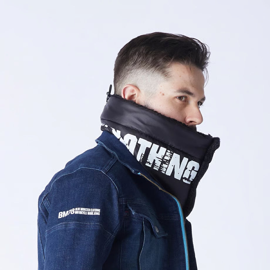 「完全防風」「発熱保温」BMCライダーネックウォーマー / URBAN  GEAR NECKWARMER BLACK with WINDGUARD / WNW78G