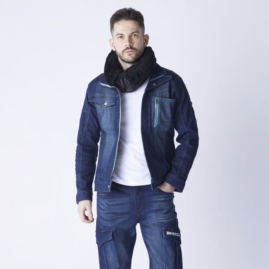 「完全防風」「発熱保温」BMCライダーネックウォーマー / URBAN  GEAR NECKWARMER BLACK with WINDGUARD / WNW78G