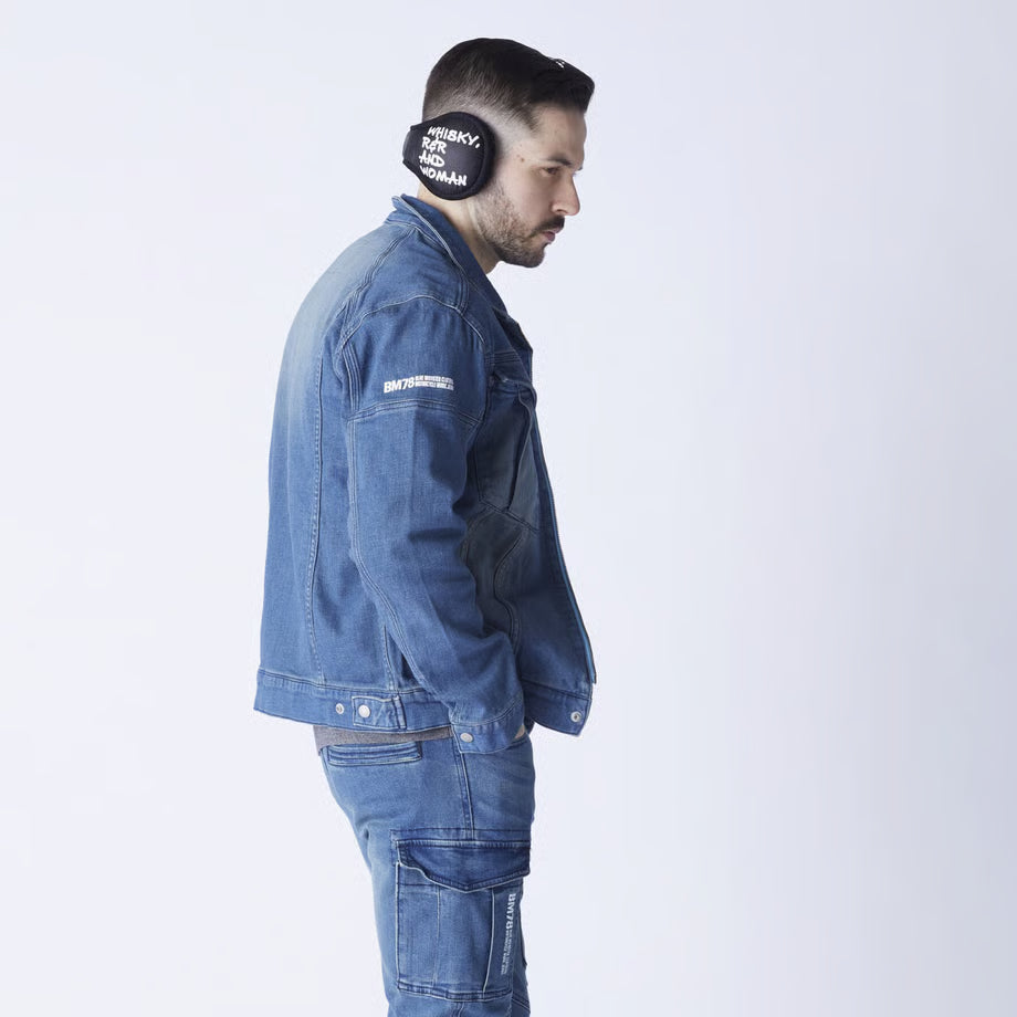 【完売】「完全防風」「発熱保温」BMC暖イヤーマフラー / URBAN WARM GEAR EARMAFFLER BLACK with WINDGUARD / WEW78G