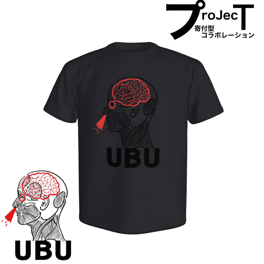 BM×KENTARO URBAN T-SHIRTS UBU / T03KENTARO-23A01 UBU BLACK