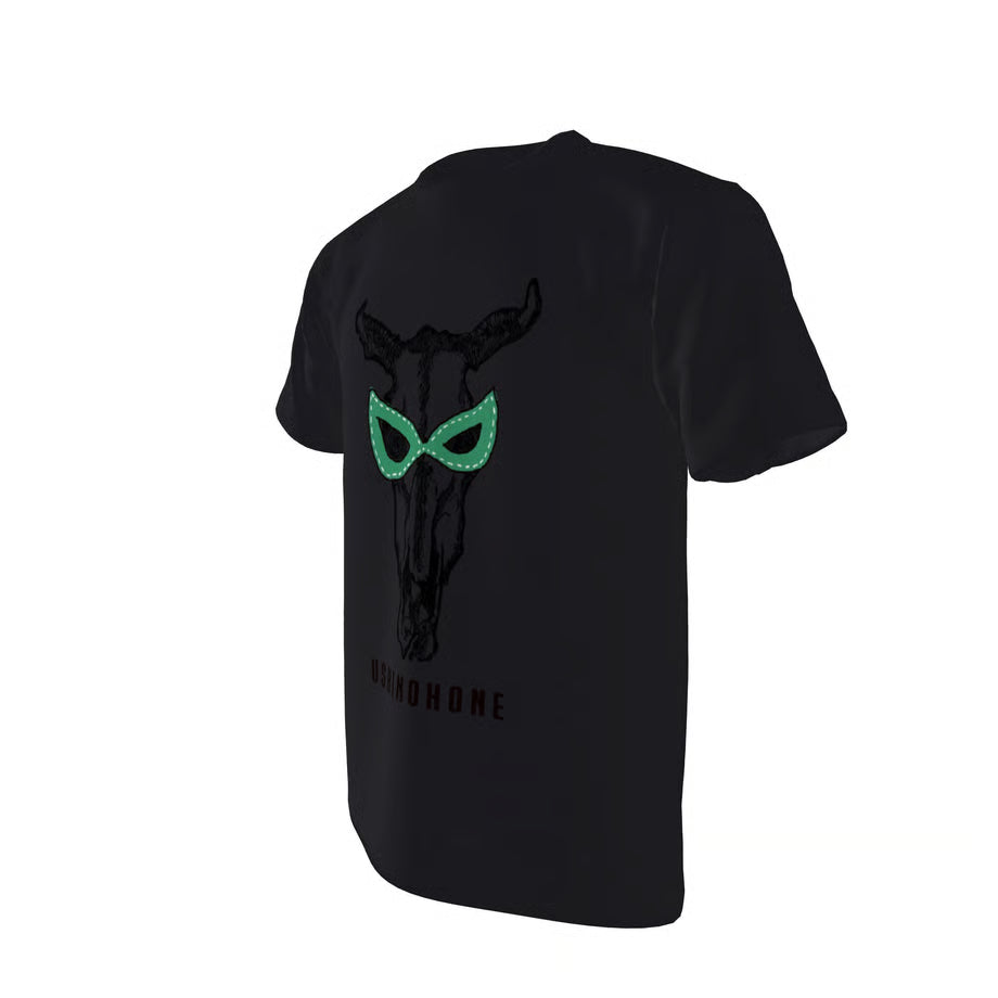 BM×KENTARO URBAN T-SHIRTS USHINOHONE / T03KENTARO-23A21 USHINOHONE BLACK