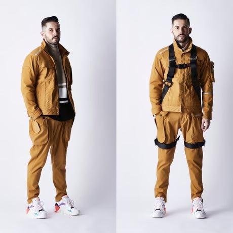（コーデュラ cordura）作業服 ストレッチ 多収納ポケット付きジャケット レギュラーフィット/ BMC SKY PLAYER JACKET AMERICAN / U03SP
