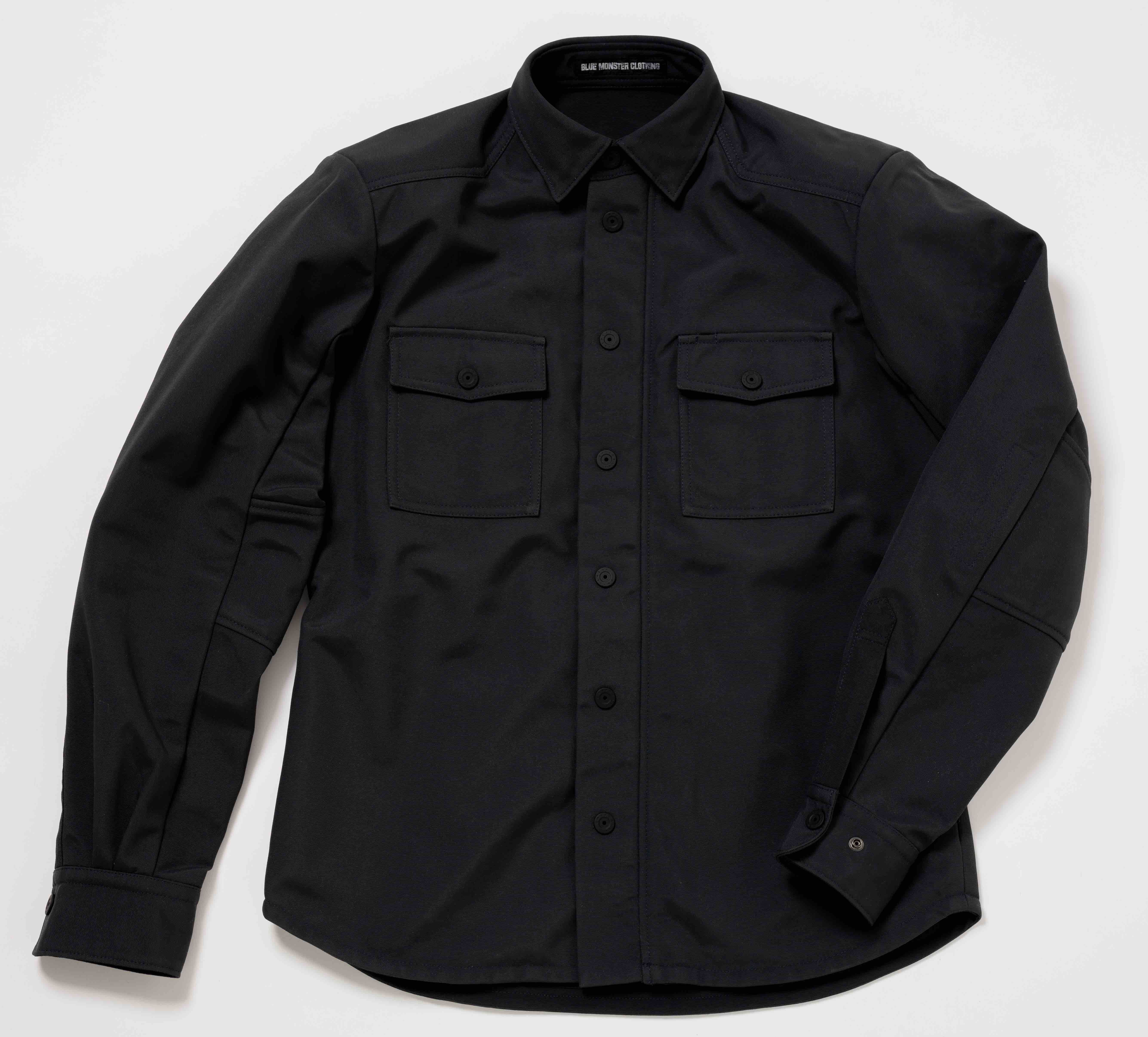 空冷式シャツ　BLUE MONSTER CLOTHING メッシュシャツ 黒 BMC「空冷式シャツ」2025年モデルの先行予約販売が開始