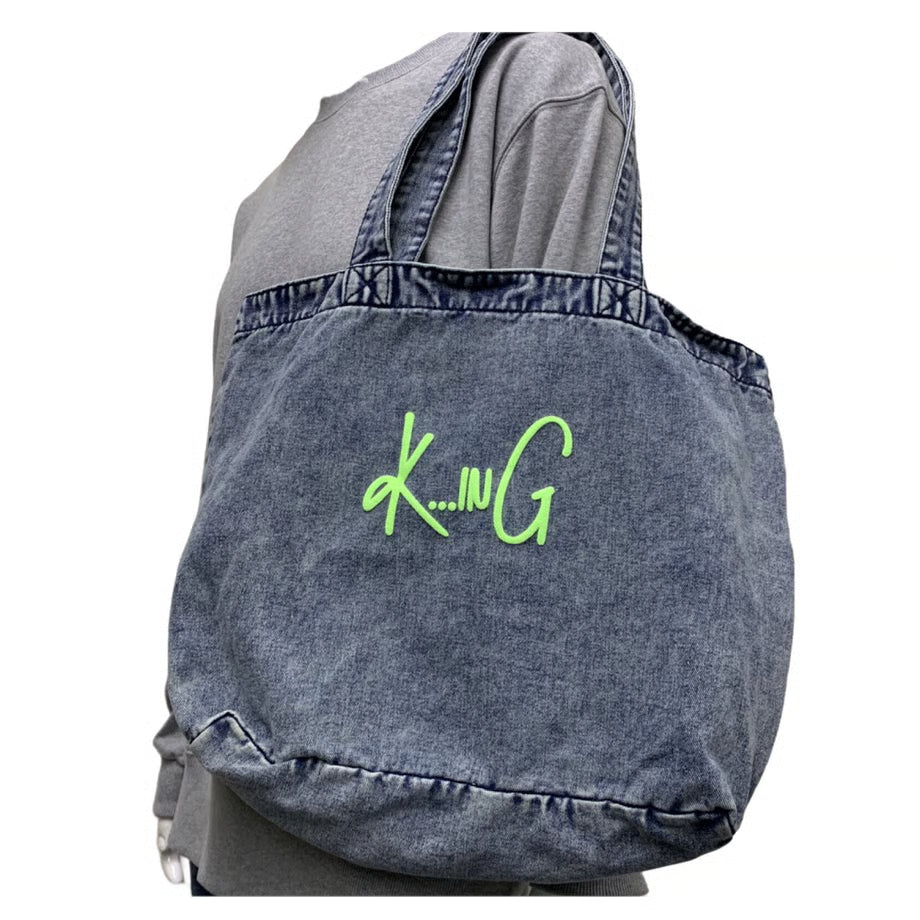 【寄付型プroJecT】BM×K...inG URBAN STREET DENIM BAG / WDB03KING-23A99 VOLCANO