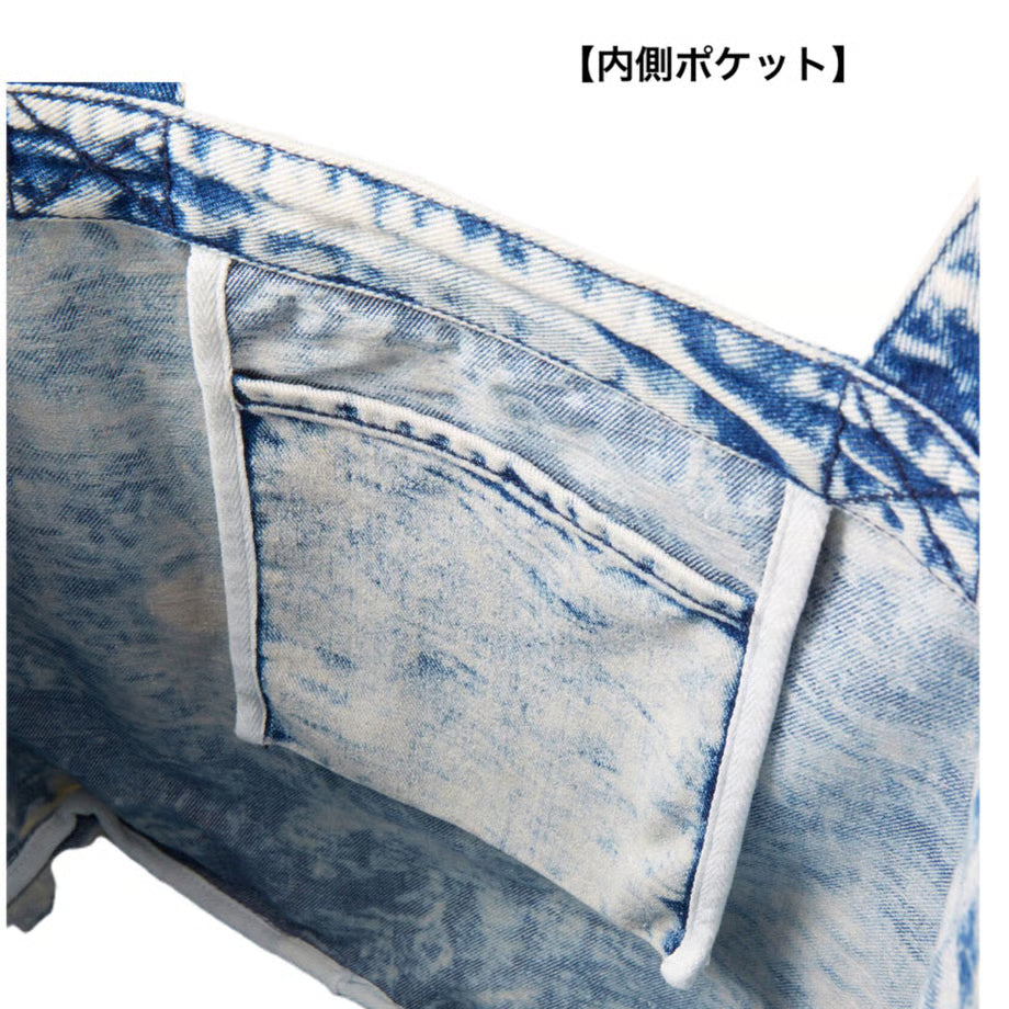 【寄付型プroJecT】BM×K...inG URBAN STREET DENIM BAG / WDB03KING-23A99 VOLCANO