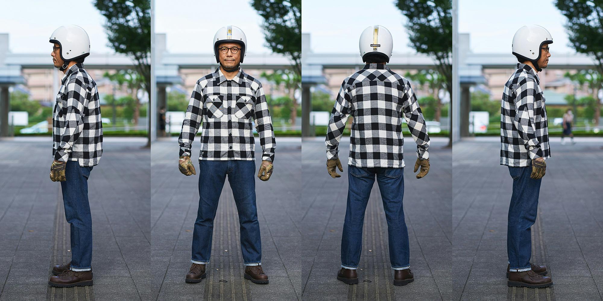 ライダーの声から生まれた！街を歩ける【ライダー専用チェックシャツ】が遂に完成！！